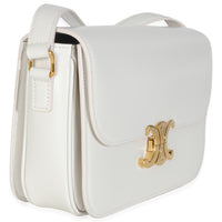 Rice Shiny Calfskin Classique Triomphe Bag