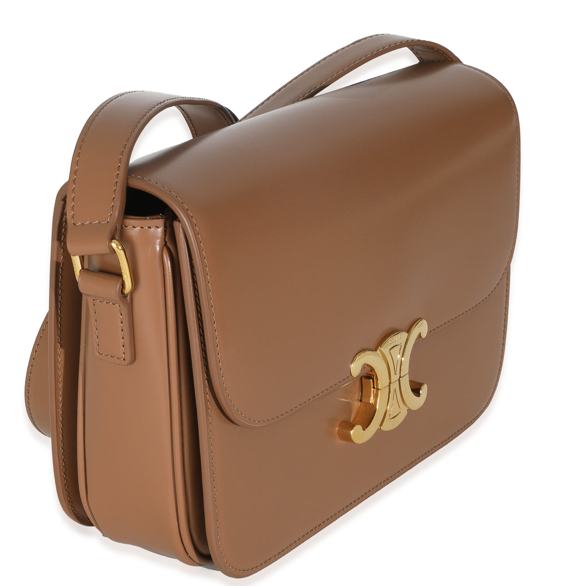 Bronze Calfskin Teen Triomphe Bag