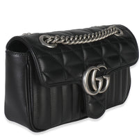 Black Aria Matelasse Calfskin Mini GG Marmont Shoulder Bag