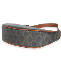 Celine Brown Triomphe Canvas Ava Bag Handbag clasp