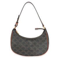 Celine Brown Triomphe Canvas Ava Bag Handbag fv