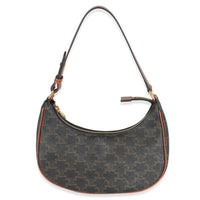 Brown Triomphe Canvas Ava Bag