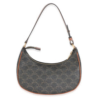 Celine Brown Triomphe Canvas Ava Bag Handbag bv