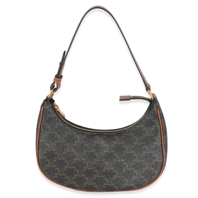 Brown Triomphe Canvas Ava Bag