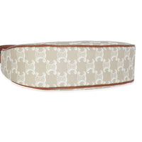 Celine White Triomphe Canvas Ava Bag Handbag clasp