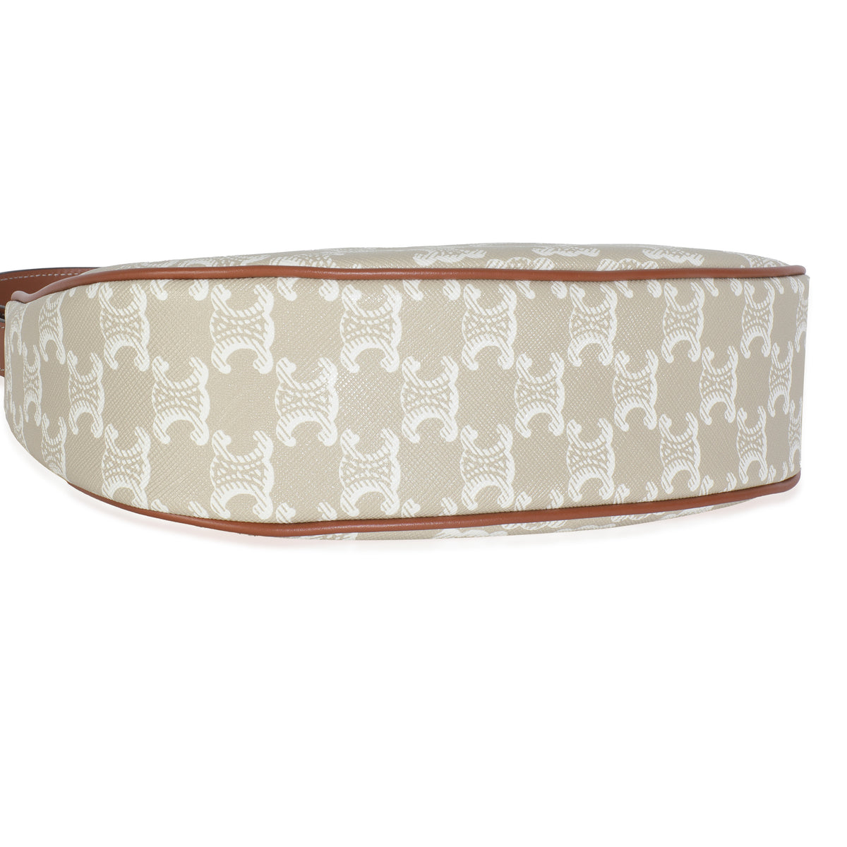 Celine White Triomphe Canvas Ava Bag Handbag clasp