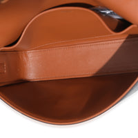 Celine Tan Calfskin Brown Triomphe Canvas Claude Bag Handbag ad1