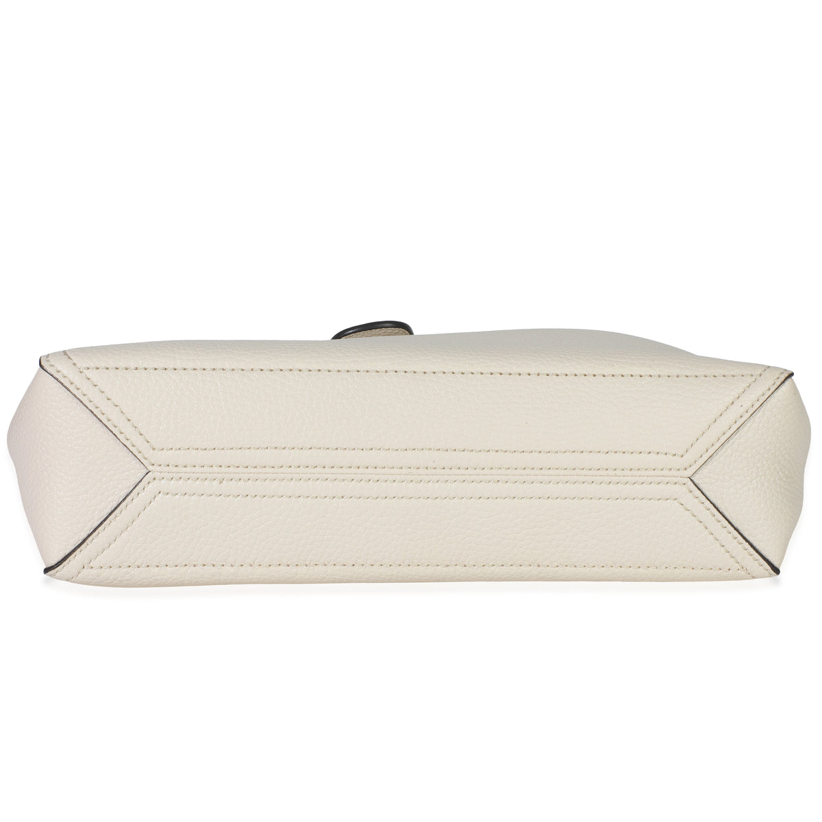 Gucci White Calfskin GG Marmont Tote Handbag stamp