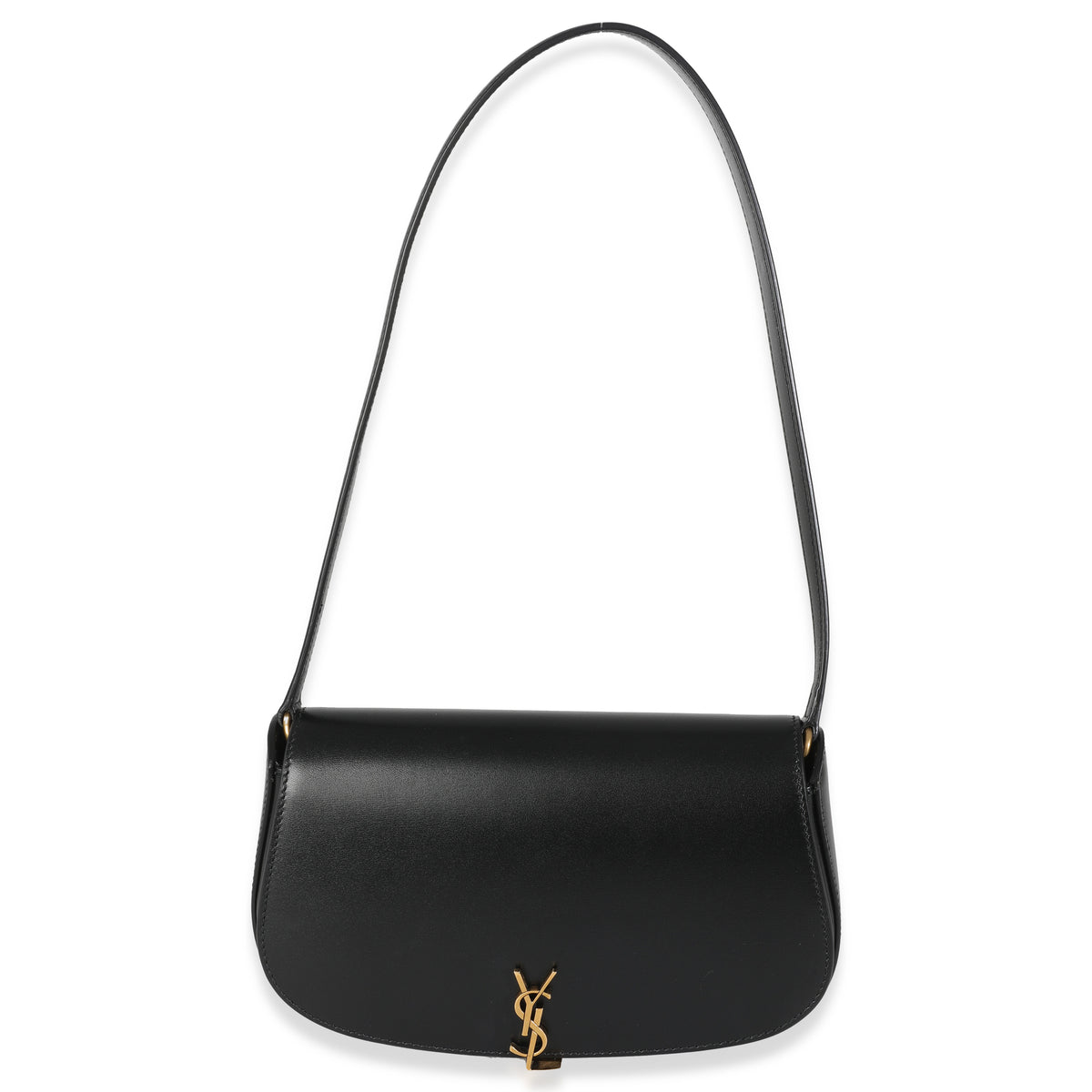 Saint Laurent Black Box Leather Voltaire Handbag av