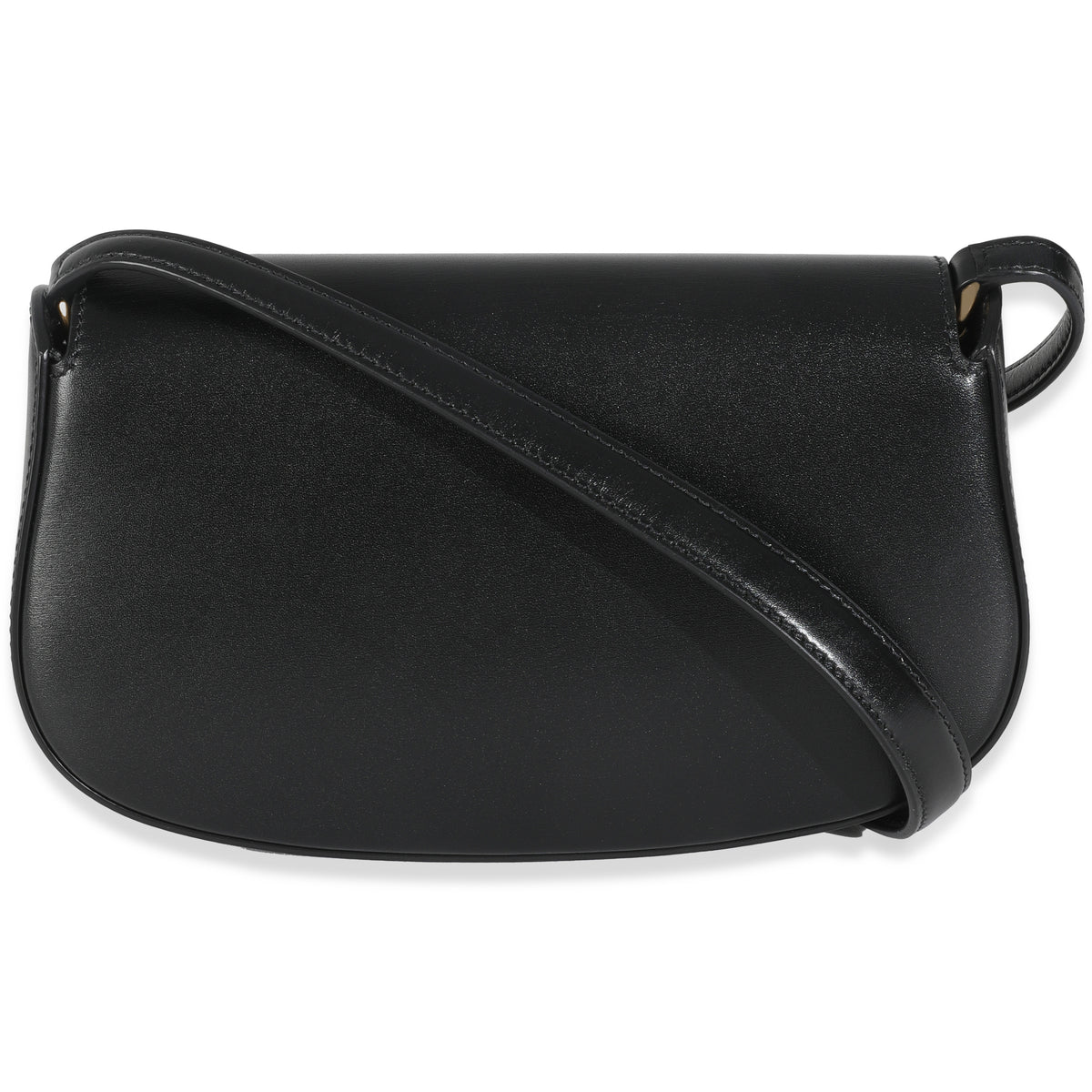 Saint Laurent Black Box Leather Voltaire Handbag bv
