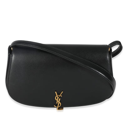 Saint Laurent Black Box Leather Voltaire Handbag fv