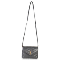 Dark Smog Y Quilted Calfskin Monogram Toy Loulou Crossbody