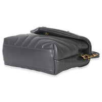 Dark Smog Y Quilted Calfskin Monogram Toy Loulou Crossbody
