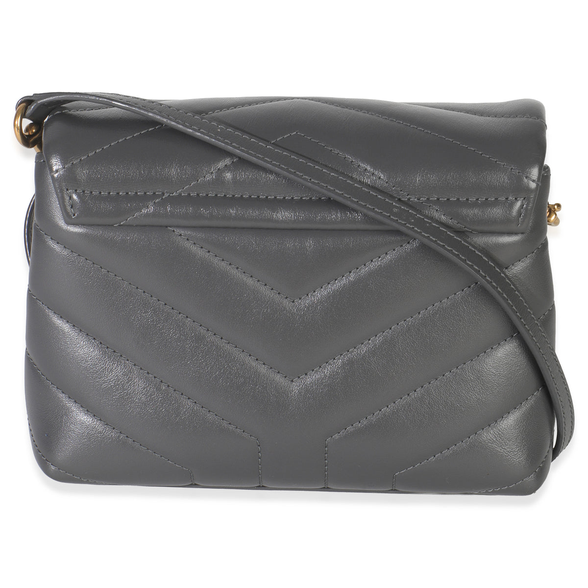 Dark Smog Y Quilted Calfskin Monogram Toy Loulou Crossbody