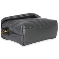 Dark Smog Y Quilted Calfskin Monogram Toy Loulou Crossbody