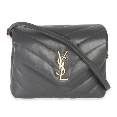 Dark Smog Y Quilted Calfskin Monogram Toy Loulou Crossbody
