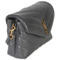 Dark Smog Y Quilted Calfskin Monogram Toy Loulou Crossbody