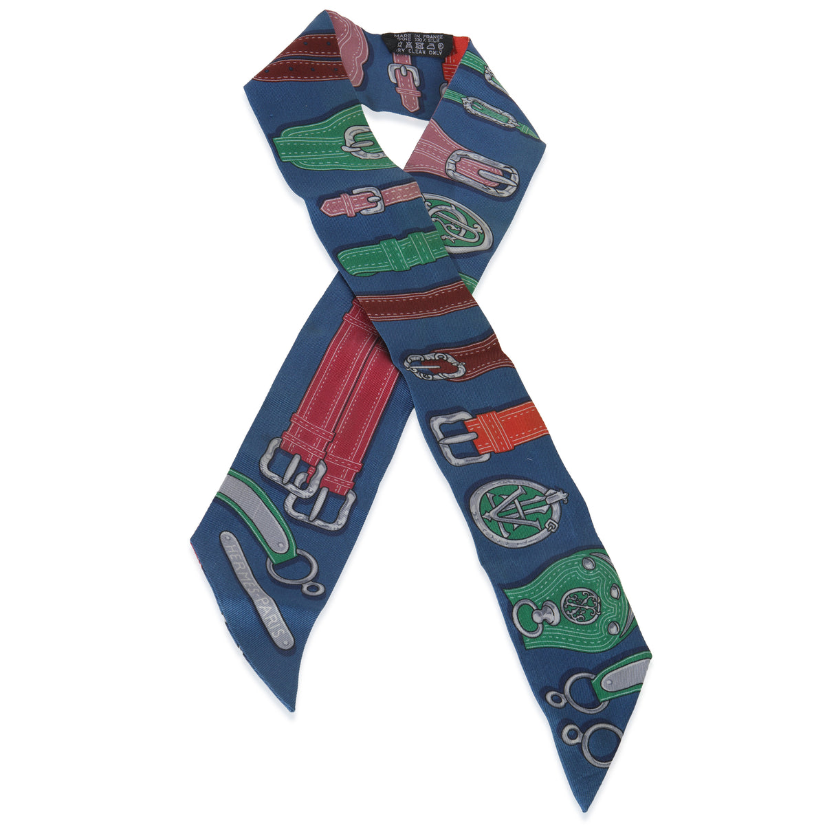 Multicolor Silk Harnais Des Presidents Twilly