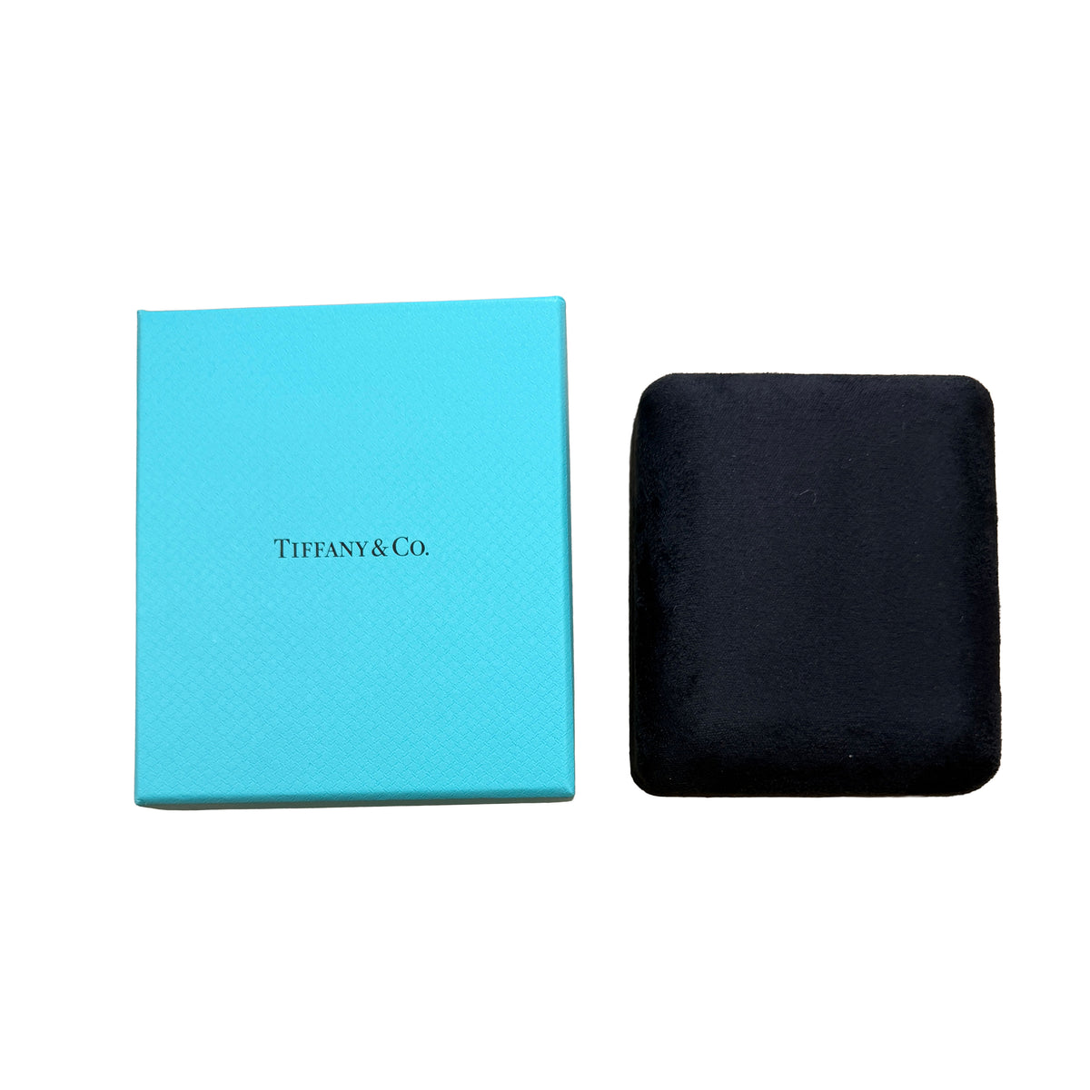 Tiffany & Co. Platinum Diamond Large Heart Pendant box