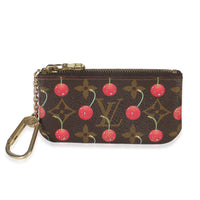 Cerises Monogram Canvas Key Pouch