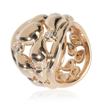 Yellow Gold Diamond Paveline Lace Ring