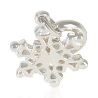 Sterling Silver  Snowflake Charm