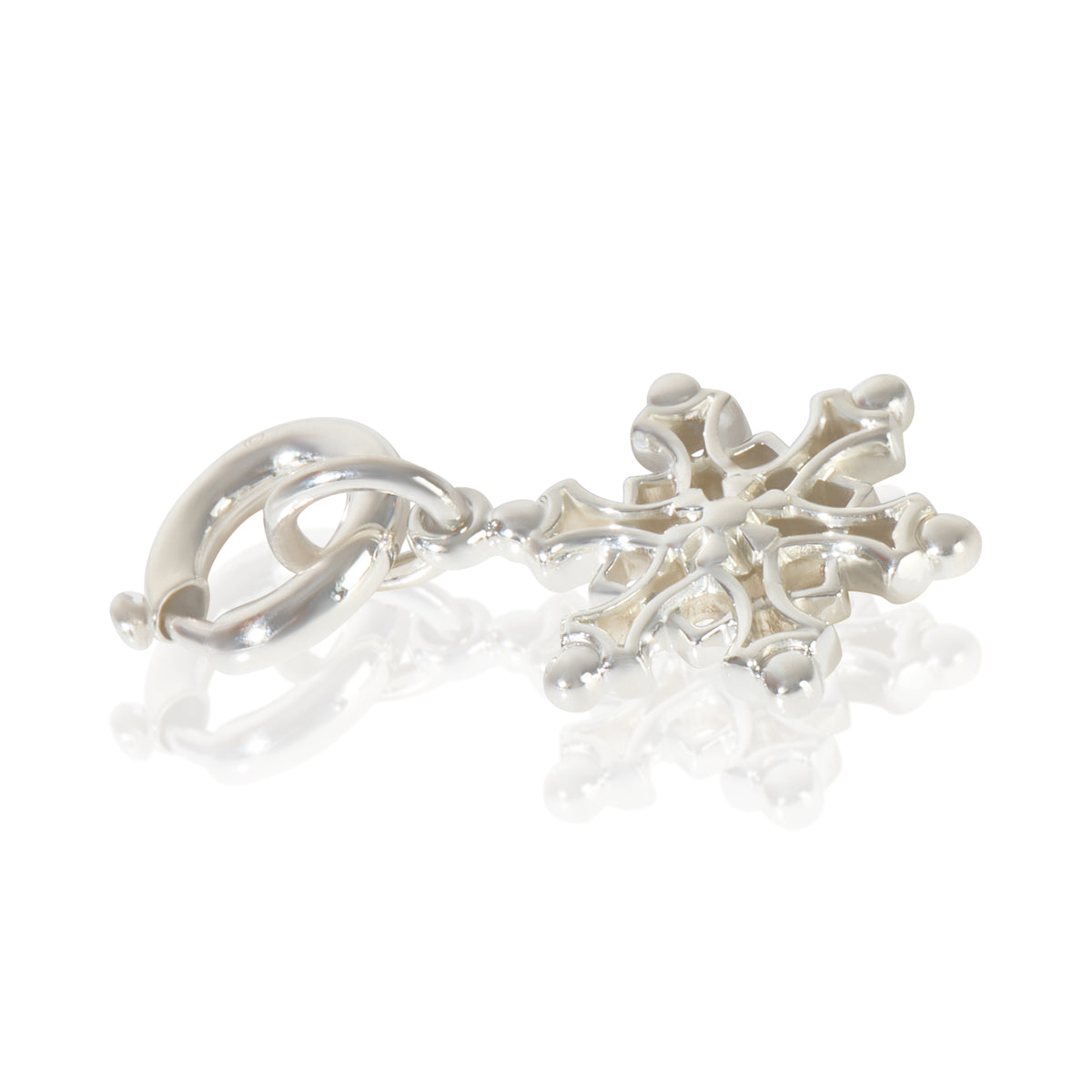 Sterling Silver  Snowflake Charm