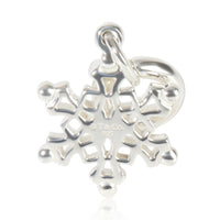 Sterling Silver  Snowflake Charm