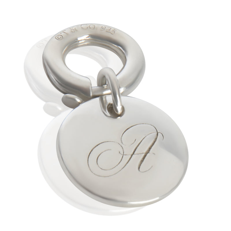 Sterling Silver  Notes Initial A Charm