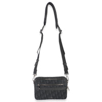 Christian Dior Black Oblique Jacquard Safari Messenger Handbag ad1