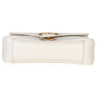 White Calfskin Matelasse Medium GG Marmont Shoulder Bag