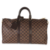 Damier Ebene Canvas Keepall Bandouliere 45