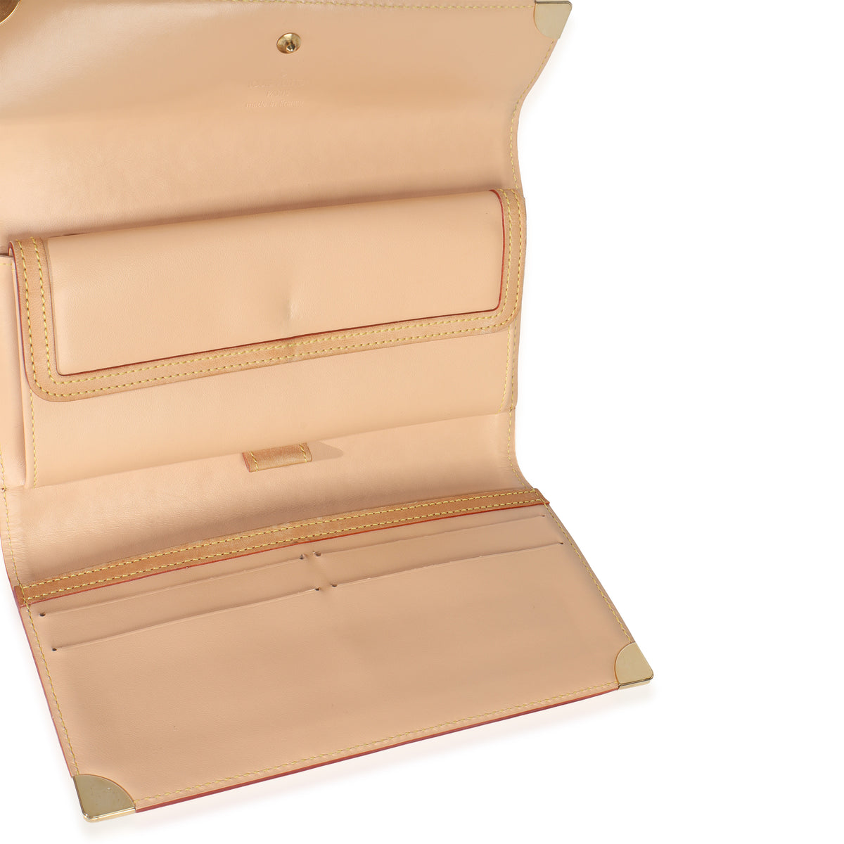 White Multicolor Canvas International Wallet
