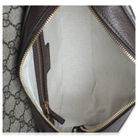 Beige GG Supreme Canvas Textured Dollar Calfskin Web Studded Mini Ophidia