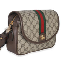 Beige GG Supreme Canvas Textured Dollar Calfskin Web Studded Mini Ophidia