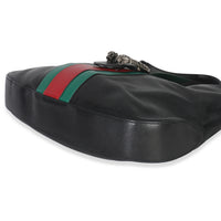 Black Smooth Calfskin Medium Dionysus Hobo