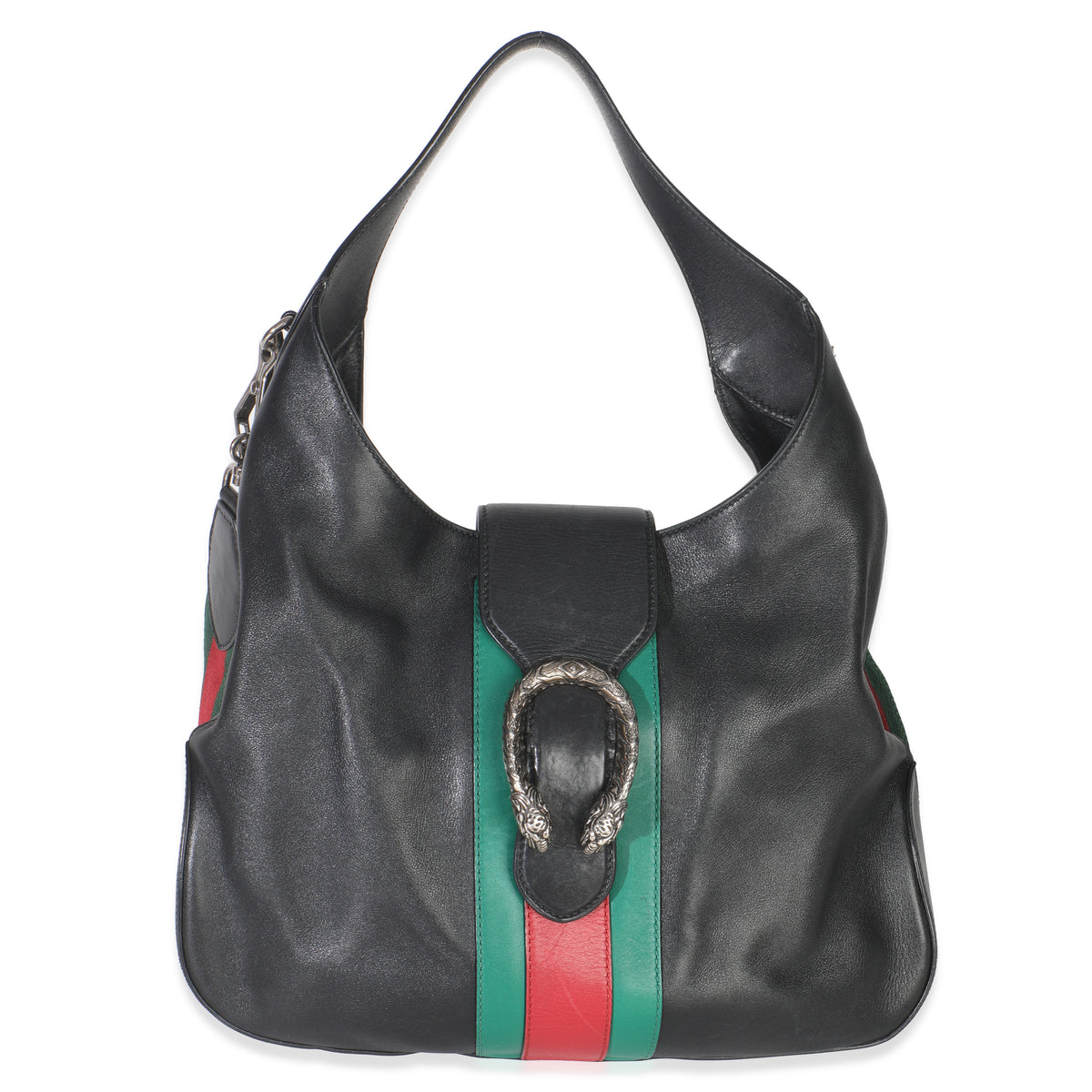 Black Smooth Calfskin Medium Dionysus Hobo