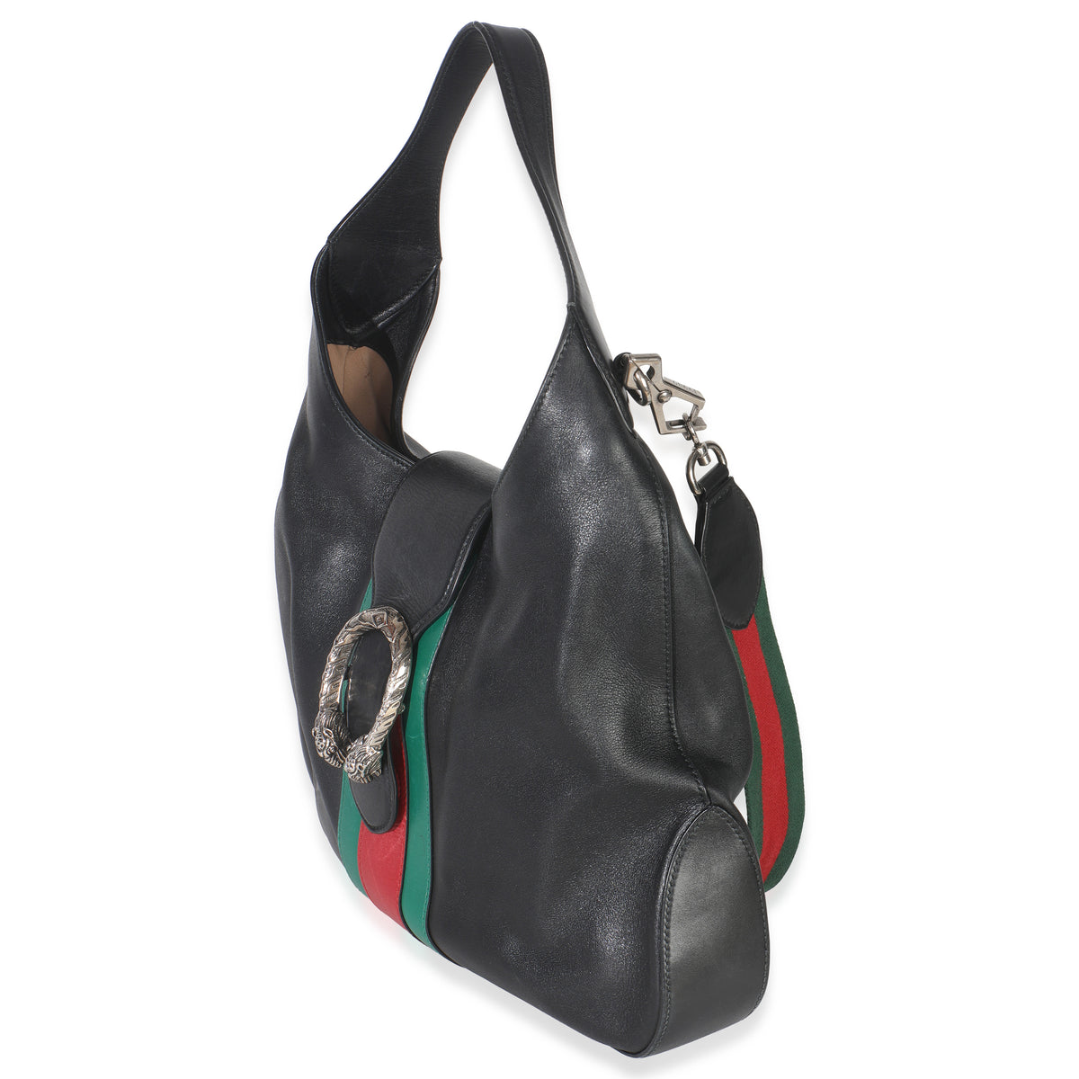 Black Smooth Calfskin Medium Dionysus Hobo