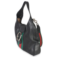 Black Smooth Calfskin Medium Dionysus Hobo