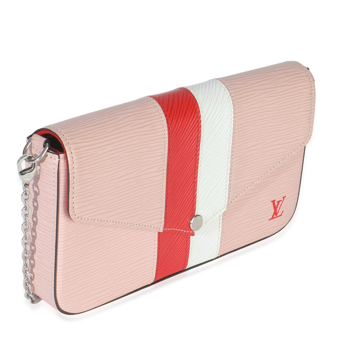 Rose Ballerine Epi Stripe Felicie Pochette