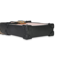 Louis Vuitton Rose Ballerine Black Epi Vertical Trunk Pochette Handbag clasp
