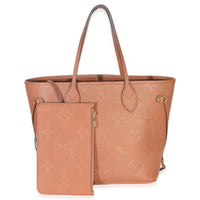 Cognac Empreinte Monogram Giant Neverfull MM