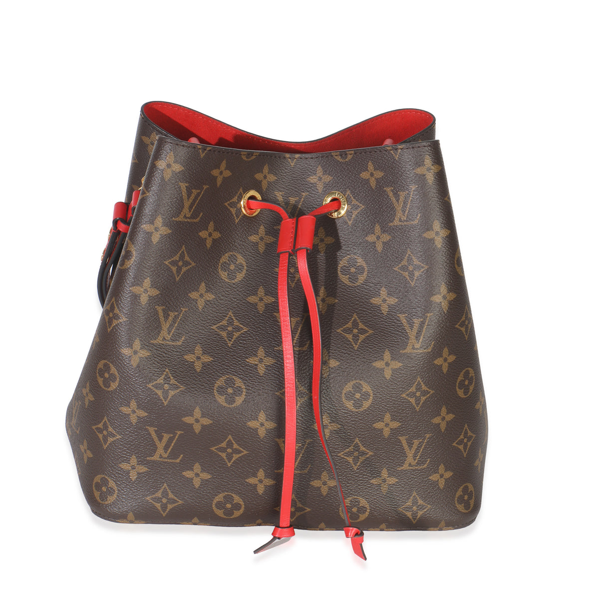 Coquelicot Monogram Canvas Neonoe MM