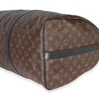 Monogram Macassar Canvas Keepall Bandouliere 55