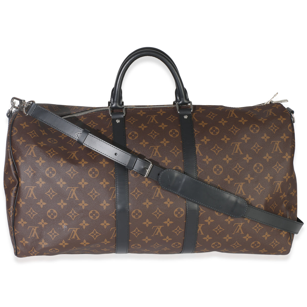 Monogram Macassar Canvas Keepall Bandouliere 55
