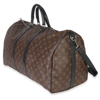 Monogram Macassar Canvas Keepall Bandouliere 55