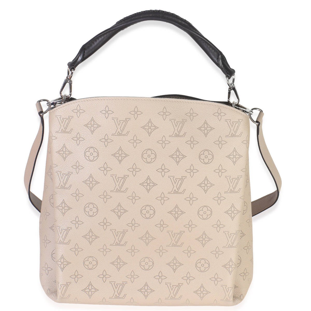 Louis Vuitton Galet Monogram Mahina Babylone w/ Strap & Handle Handbag fv