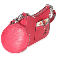 Louis Vuitton Pink Epi Monogram Marellini Handbag pv