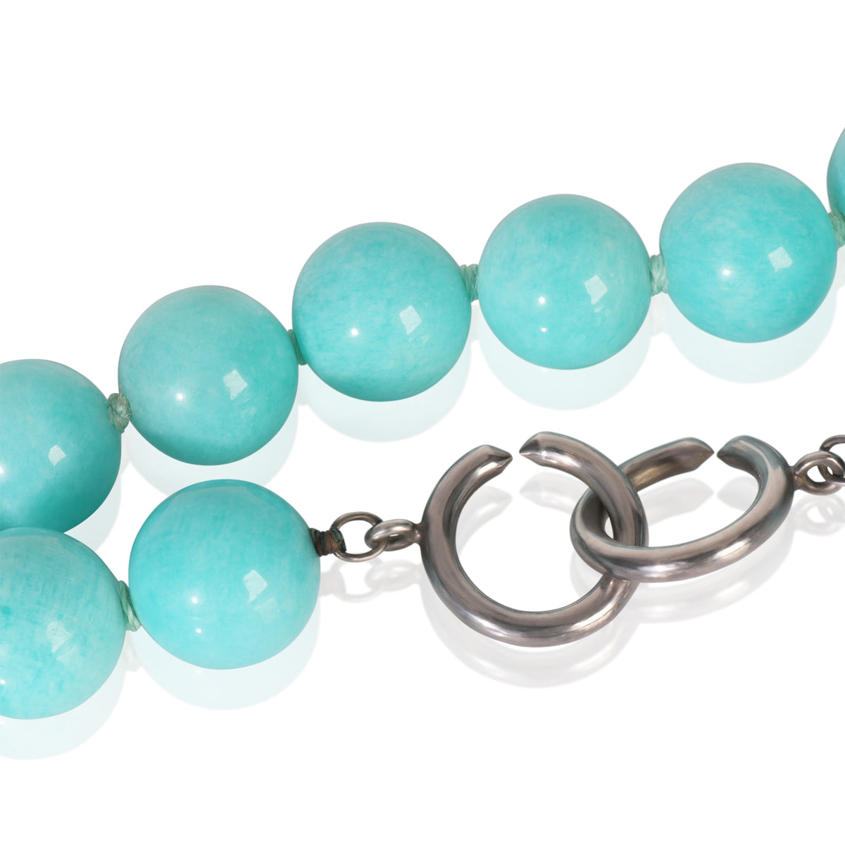 Sterling Silver Amazonite Paloma Picasso Necklace