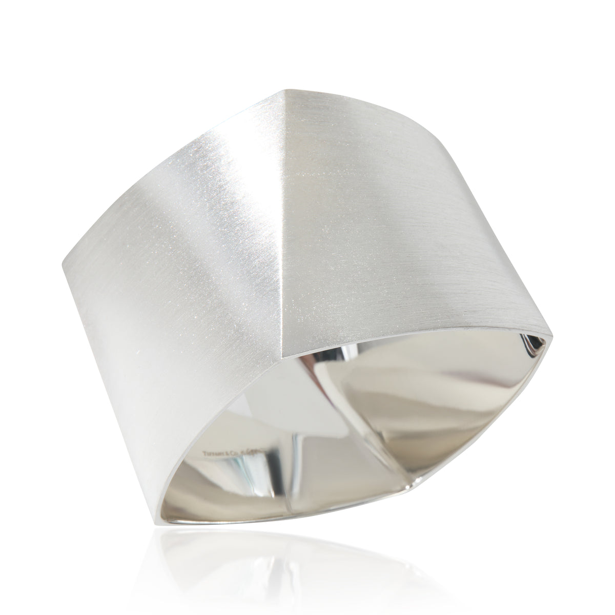 Sterling Silver  Frank Gehry Torque Bracelet